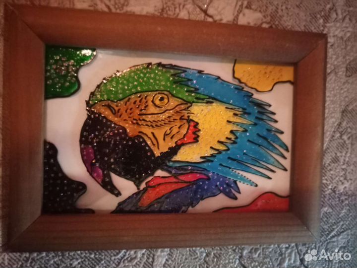 Витражная роспись. Картина