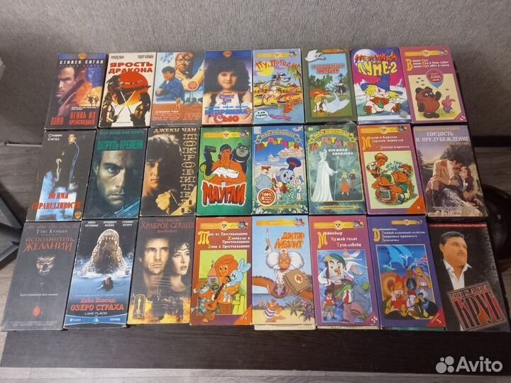 Видеокассеты vhs. Джеки Чан. Сигал. Эротика