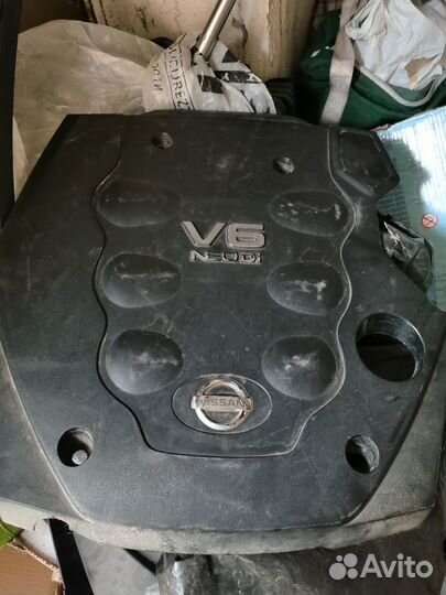 Пластиковая Крышка двигателя nissan