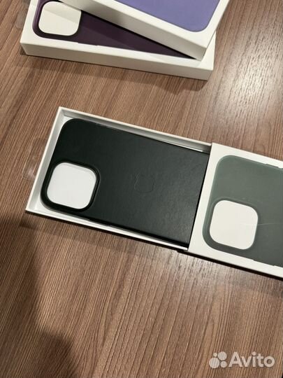 Чехол на iPhone 13 pro max кожаный