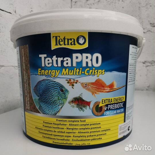 Корм Tetra Pro Energy и мотыль