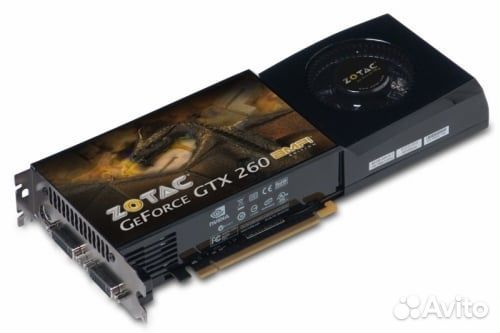 Видеокарта Zotac gtx 260 amp edition