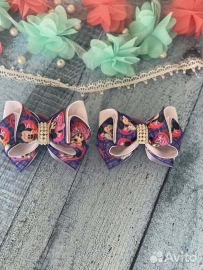 Бантики канзаши из оепсовых лент