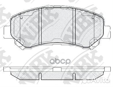 Колодки NiBK PN2801 PN2801 NiBK