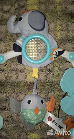 Дуга с игрушками/ развивающая дуга