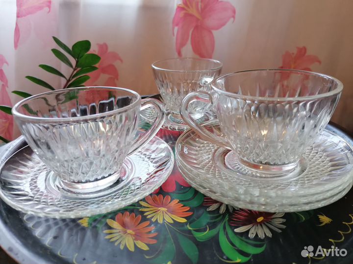 Чайные кофейные пары стекло