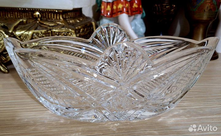 Хрустальная ваза винтажные