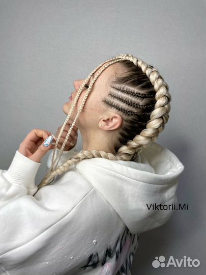 Боксерские косы,косички, брейды