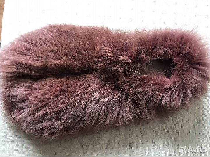 Меховые воротники из натурального меха