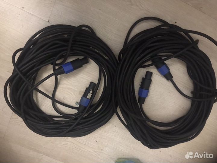 Провода спикон-спикон 10 метров для концертов
