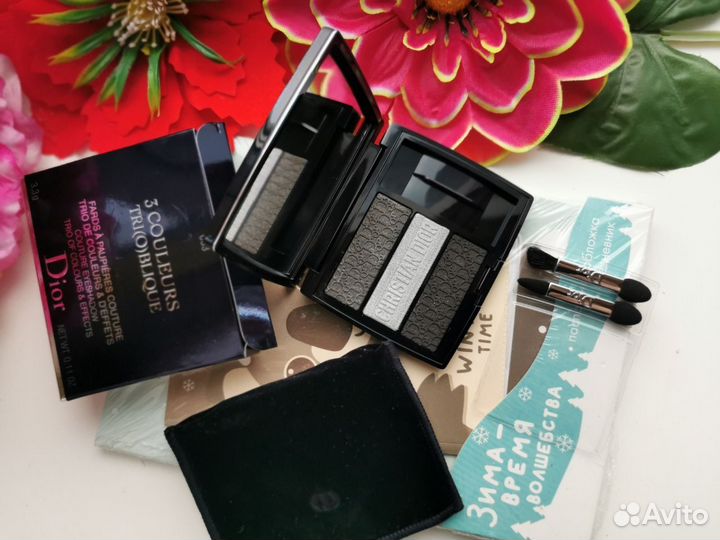 Палитры теней Dior, Clarins, Lancome, Smashbox, Es