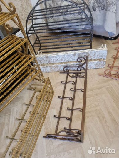 Кованные вешалки и обувницы