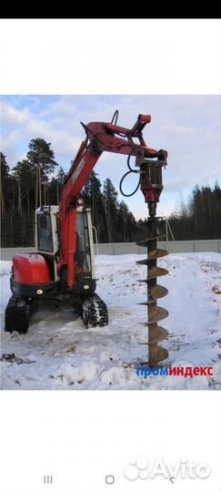 Семигорский Услуги миниэкскавато с буром и молотом