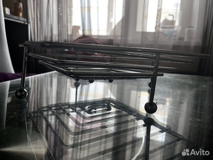 Ваза для фруктов vitesse из нержавейки