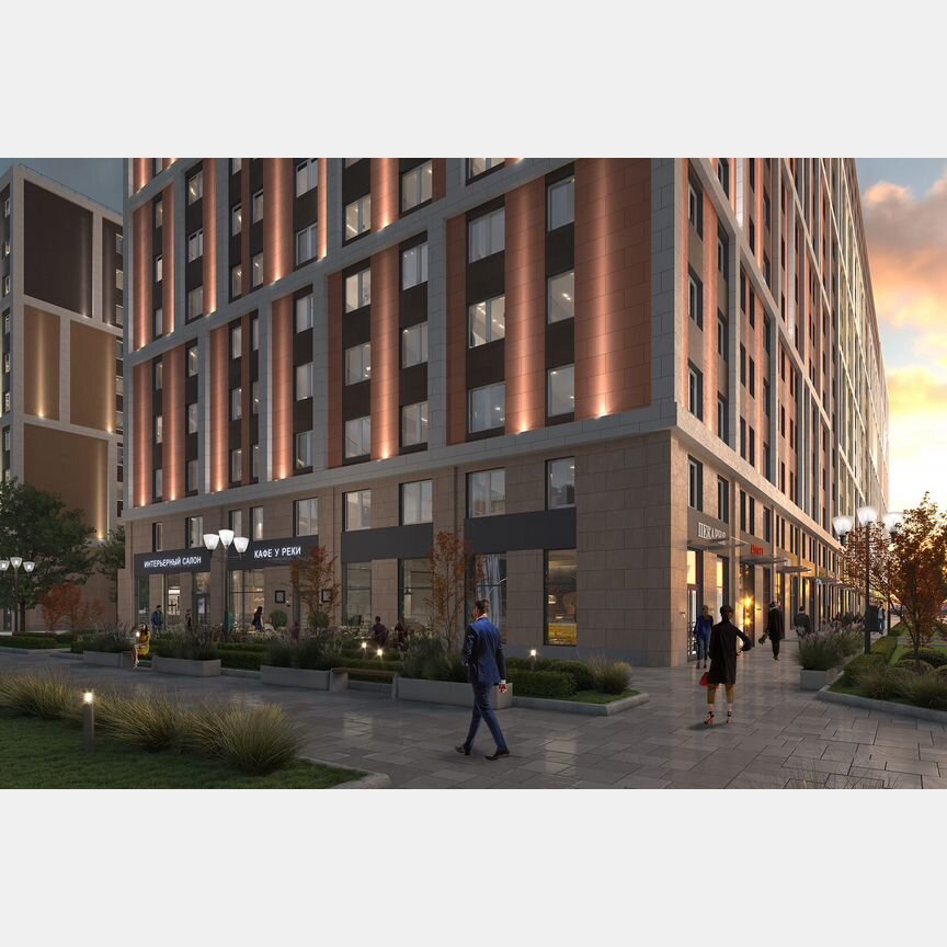 2-к. апартаменты, 63,3 м², 11/17 эт.