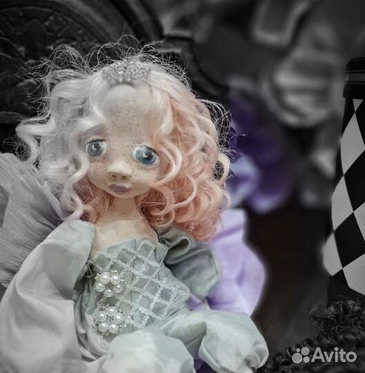 Интерьерная и игровая Кукла Асенька