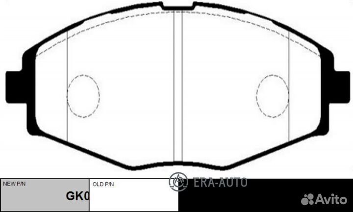 CTR GK0430 / ckkd-2 Колодки тормозные дисковые пер