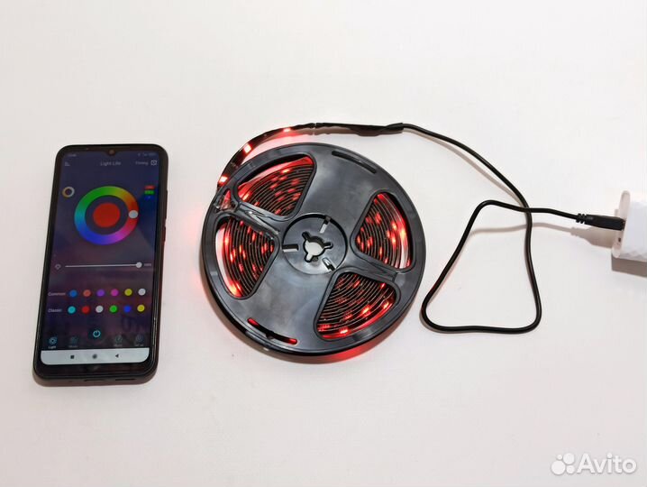 Светодиодная лента Bluetooth 5м RGB
