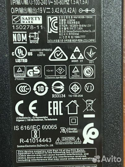 Lcap40 блок питания телевизора Lg