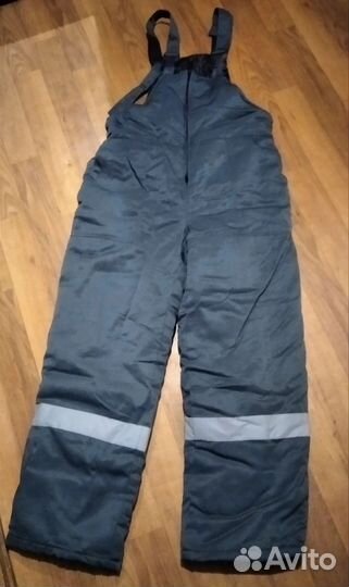 Куртка и полукомбинезон, зимний, серо-красный