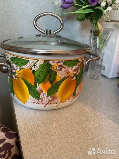 Кастрюля эмалированная - 3 л
