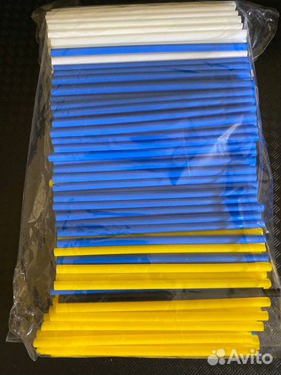 Соломка (трубочка) для коктейля 12,5см, 400шт