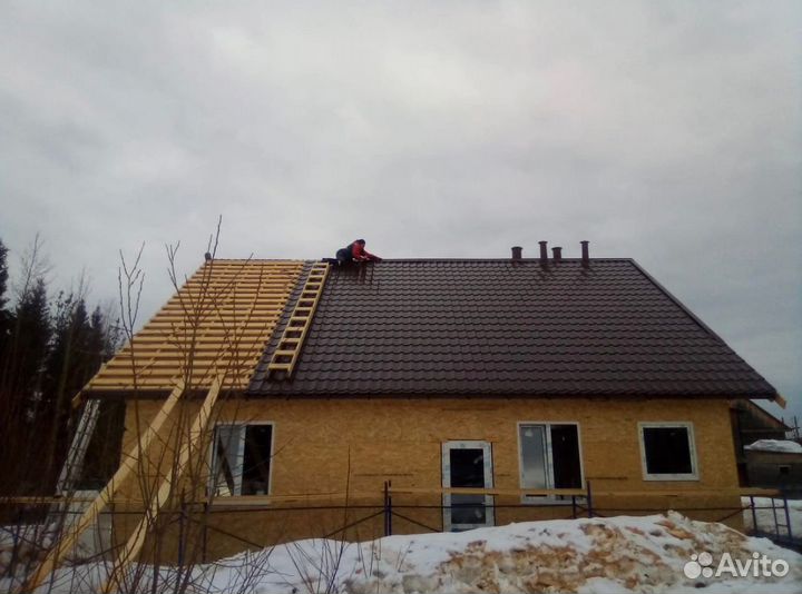 Кровельные работы. Ремонт крыш, монтаж, установка