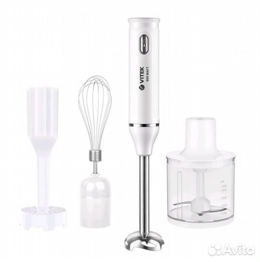 Блендер vitek с насадкой для пюре новый