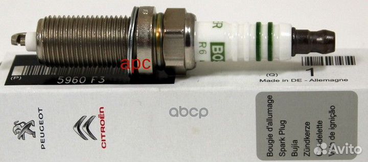 Свеча зажигания 5960F3 Peugeot-Citroen
