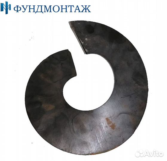 Сварные наконечники на винтовую сваю из Казани