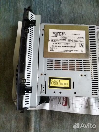 Оригинальная магнитола Pioneer Toyota 86120-60510