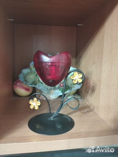 Подсвечник Сердце