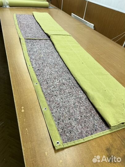 Тент на ворота гаража утепленный