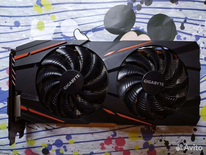 Видеокарта RX 580 Gigabyte 4gb