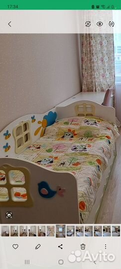 Продам детскую кровать с ортопедическим матрасом