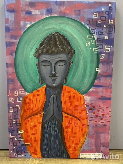 Картины на золсте на тему будды