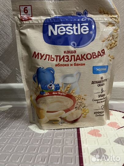 Молочные каши нестле