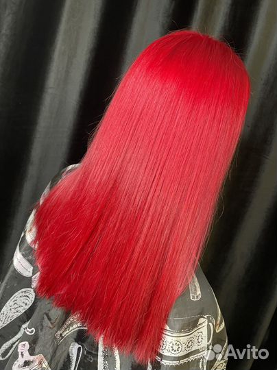 Цветные волосы, блонд, окрашивание волос