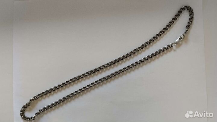 Мужская серебряная цепь
