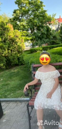 H&M Нарядное платье для девочки 140