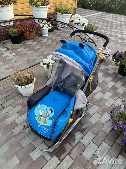 Коляска санки