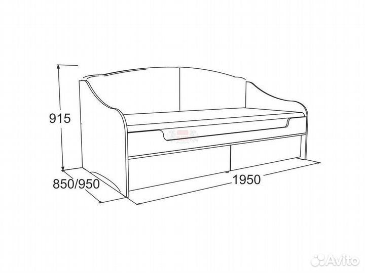 Кровать детская тахта новая