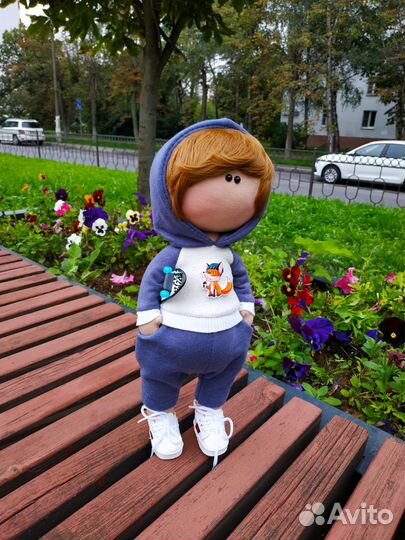 Кукла ручной работы мальчик