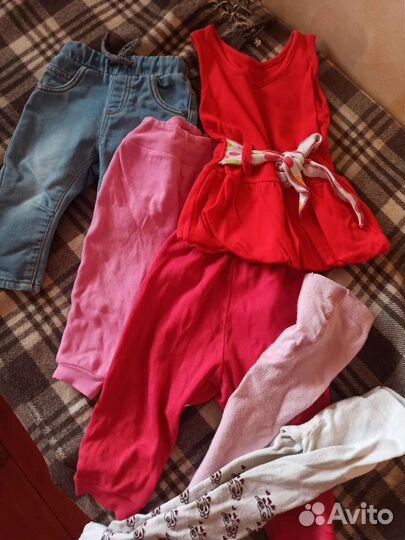 Детские вещи пакетом 6-18 месяцев для девочки