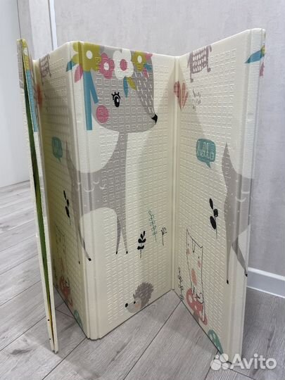 Развивающий детский складной коврик 180х200