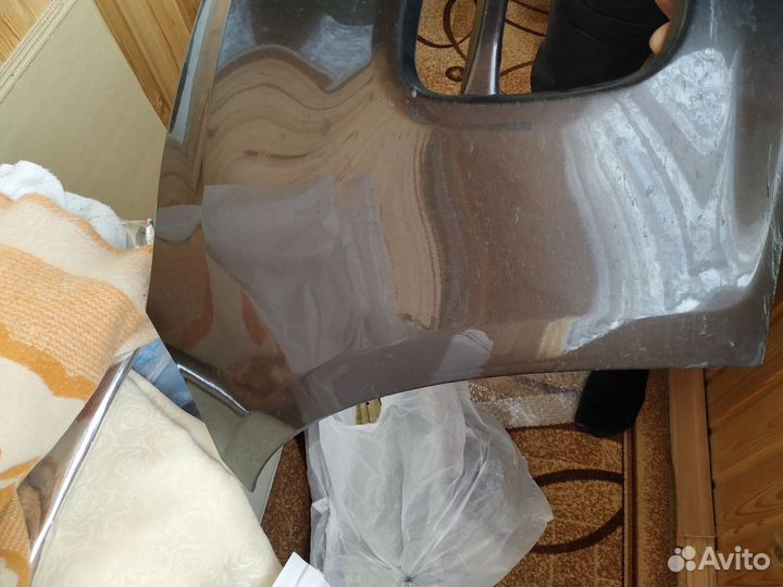 Передний бампер kia rio 3 коричневый