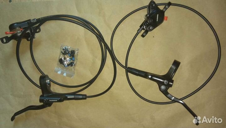 Гидравлические тормоза shimano MT200