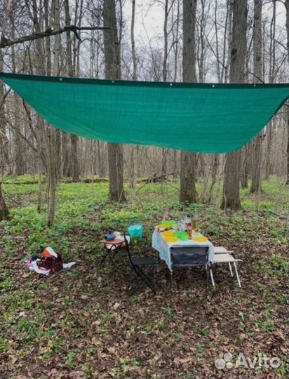 Тент туристический с люверсами 3*4 метра