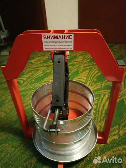 Пресс для сока домкратный
