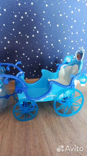 Лошадь с каретой, музыкальная игрушка для девочки